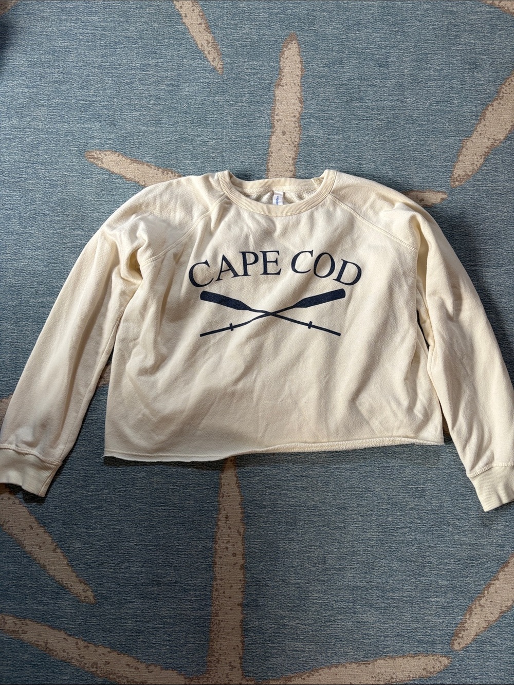 US apparel Cape Cod, pale, yellow sweatshirt women’s XL